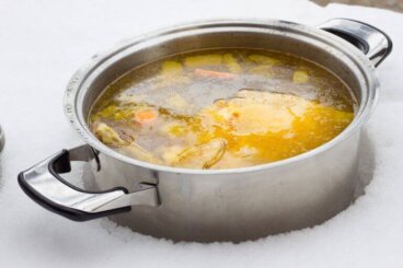 저지방 수프를 만드는 두 가지 방법